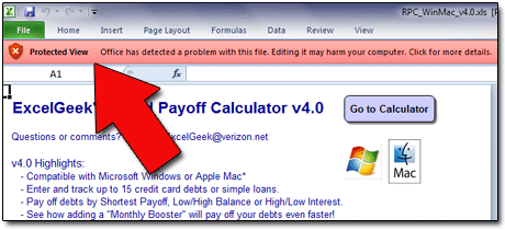 Enable All Macros In Excel 2003