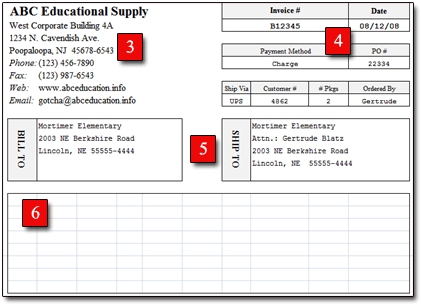 Spreadsheet Instructional Image