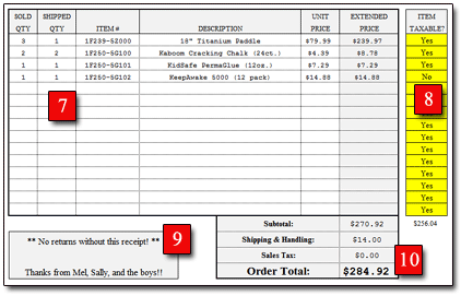 Spreadsheet Instructional Image