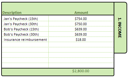 Income Section