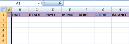 Column A is now narrow.