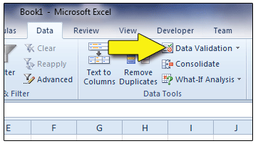 Data Validation